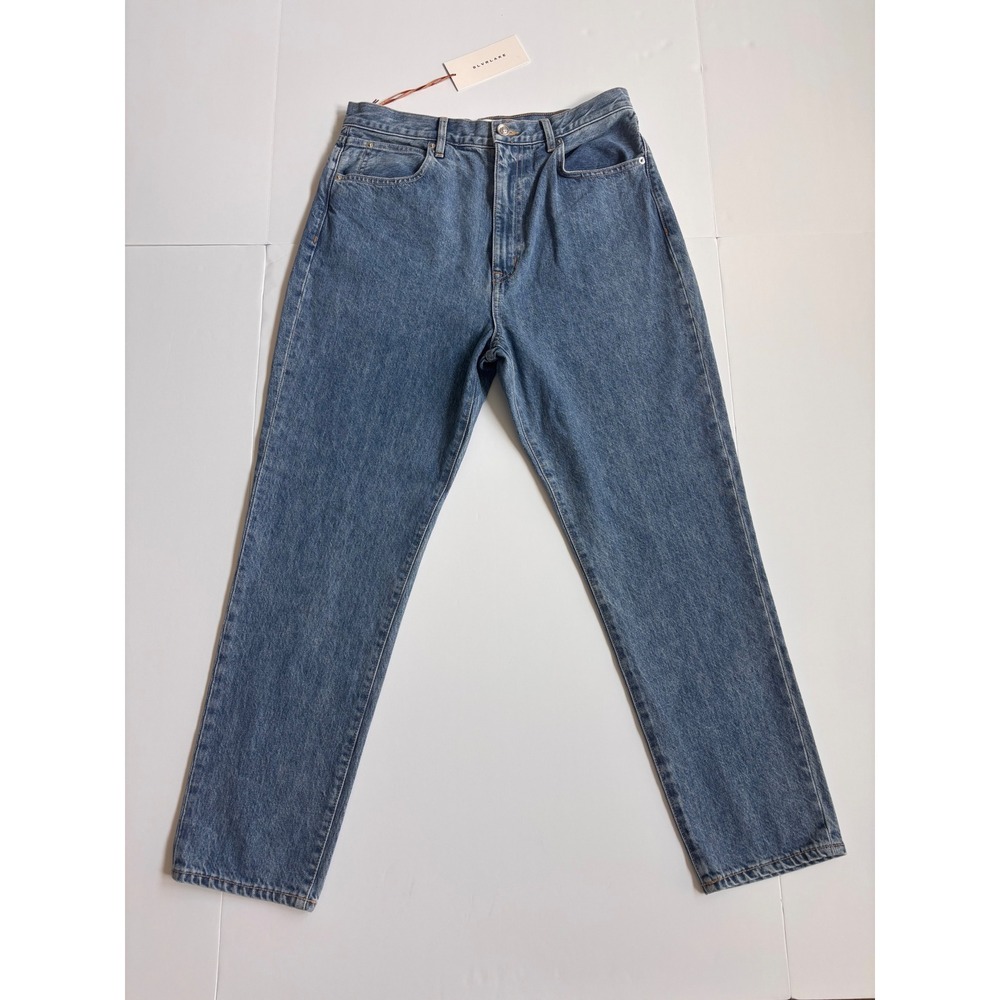 SLVRLAKE Beatnik Ankle High Rise Slim Straight Jeans Blue Size 31 NEW